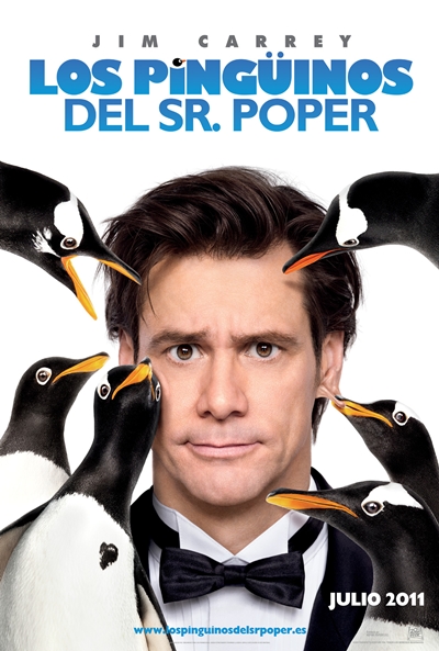 Póster de Los pingüinos del Sr. Poper