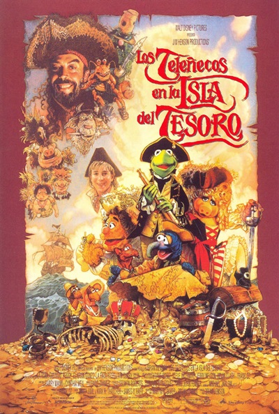 Póster de Los teleñecos en la Isla del Tesoro