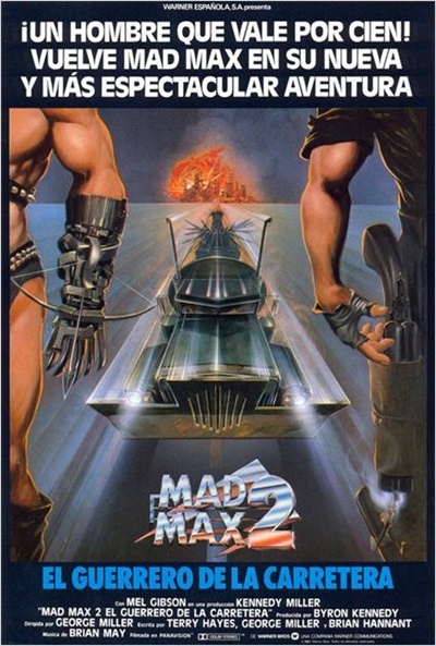 Póster de Mad Max 2, el guerrero de la carretera