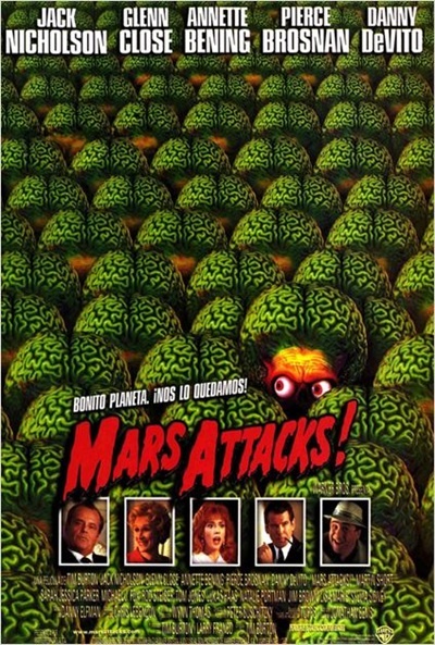 Póster de Mars Attacks!