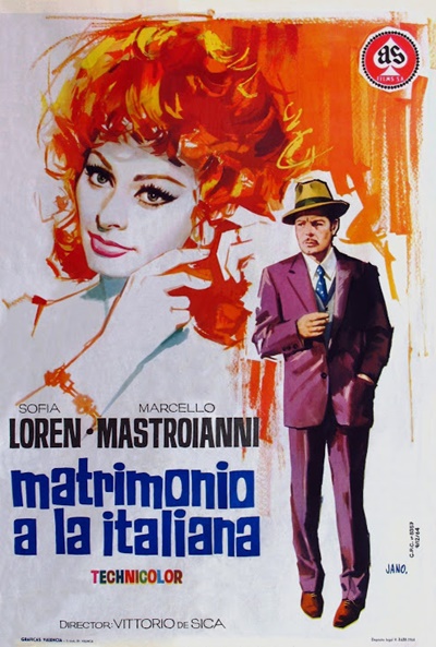 Póster de Matrimonio a la italiana