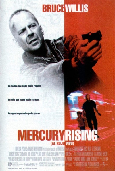 Póster de Mercury Rising (Al rojo vivo)