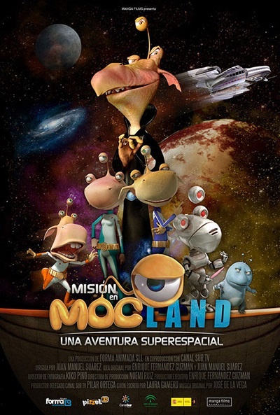 Póster de Misión en Mocland: Una aventura superespacial