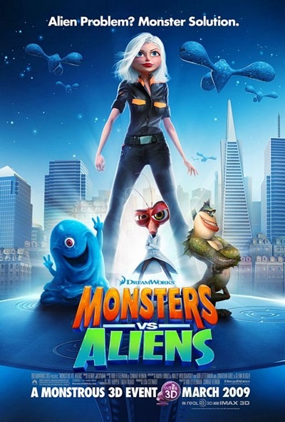 Póster de Monstruos contra alienígenas