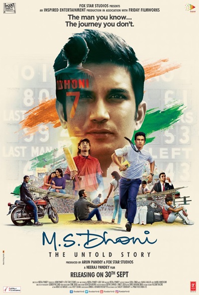 Póster de M.S. Dhoni: The Untold Story