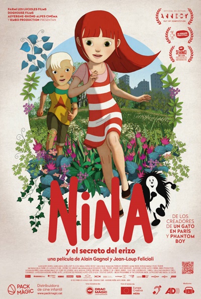 Póster de Nina y el secreto del erizo