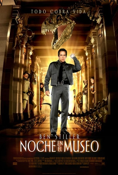 Póster de Noche en el museo