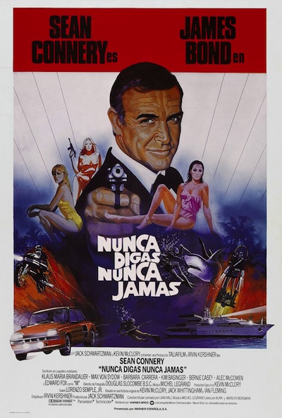 Póster de Nunca digas nunca jamás