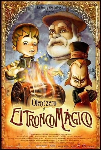 Póster de Olentzero y el tronco mágico