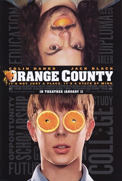 Póster de Orange County (Colgado, pringado y sin carrera)