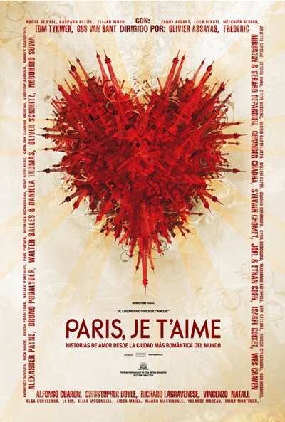 Póster de Paris, je t'aime