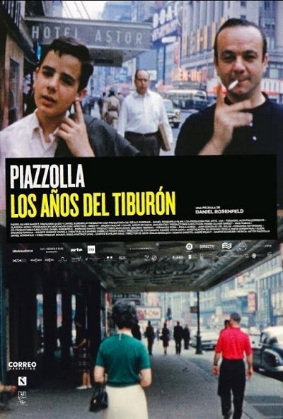 Póster de Piazzolla: Los años del tiburón