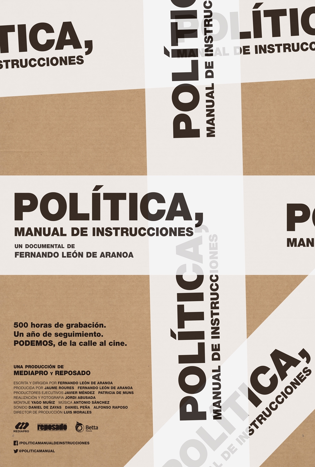 Póster de Política, manual de instrucciones