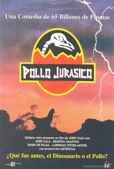 Póster de Pollo jurásico