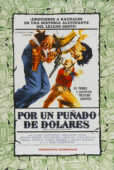 Póster de Por un puñado de dólares