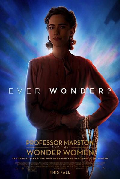 Póster de Wonder Women y el profesor Marston