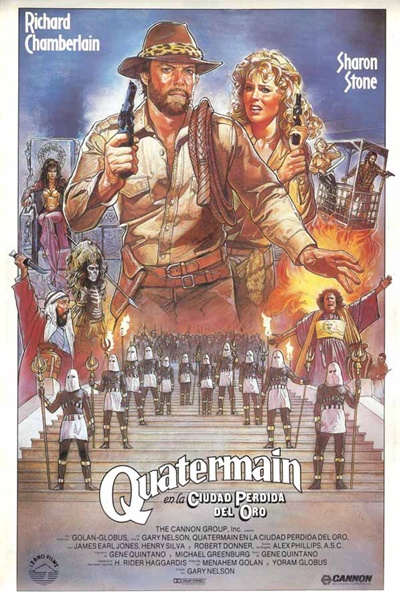 Póster de Quatermain y la ciudad perdida del oro