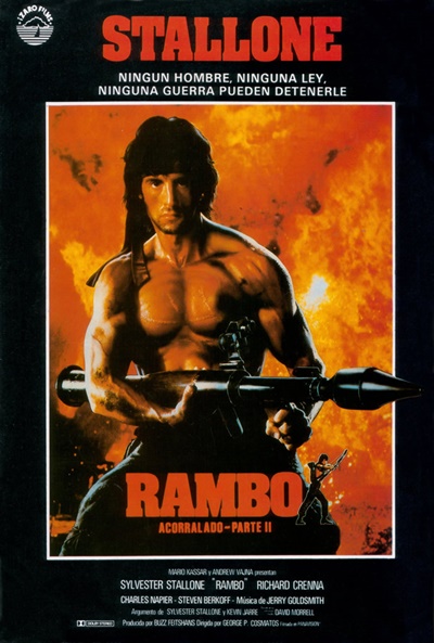 Póster de Rambo: Acorralado - Parte II