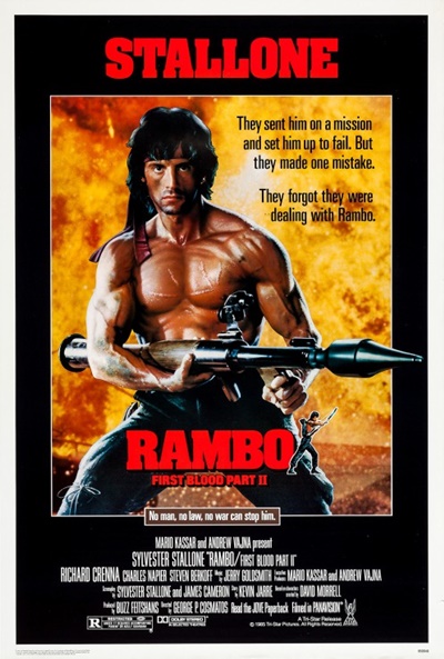 Póster de Rambo: Acorralado - Parte II