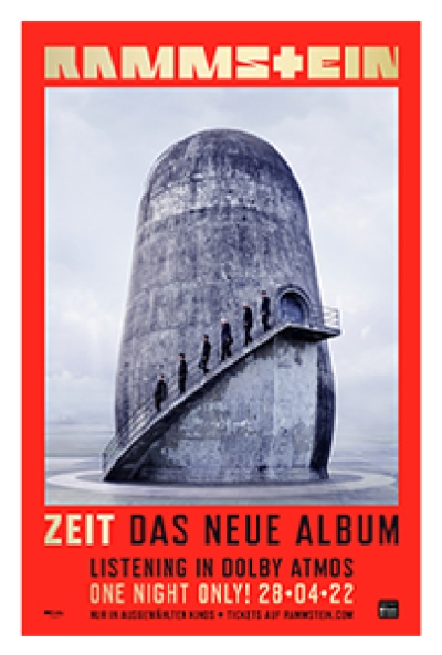 Póster de Rammstein: ZEIT - The ATMOS experience