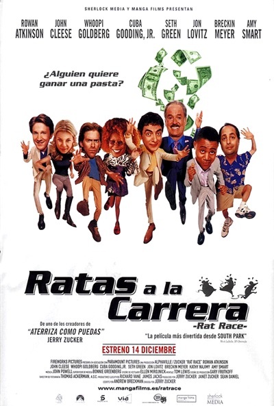 Póster de Ratas a la carrera