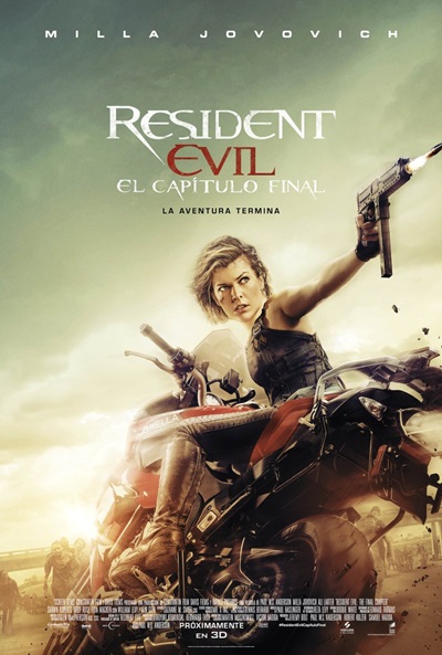 Póster de Resident Evil: El capítulo final