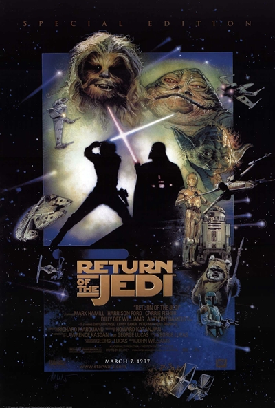 Póster de La guerra de las galaxias. Episodio VI: El retorno del Jedi