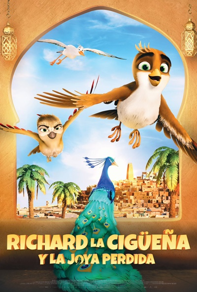 Póster de Richard la cigüeña y la joya perdida