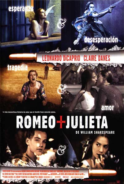 Póster de Romeo + Julieta de William Shakespeare