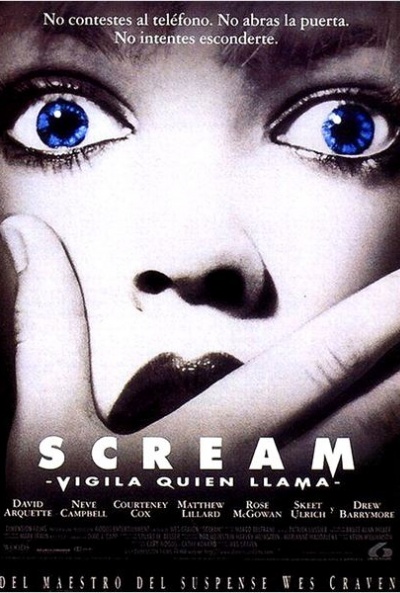 Póster de Scream. Vigila quién llama