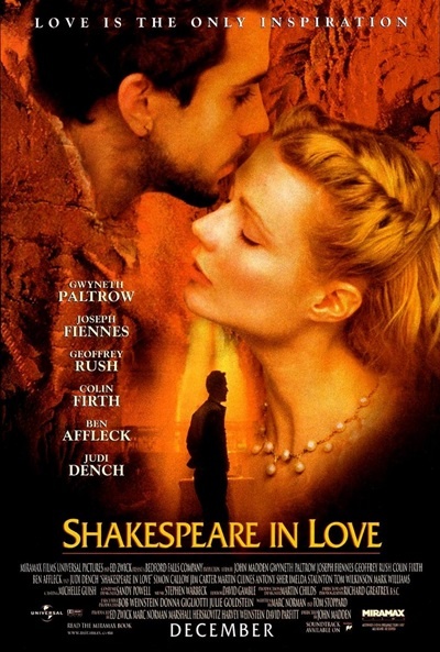 Póster de Shakespeare in Love (Shakespeare enamorado)