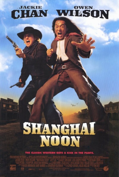 Póster de Shanghai Kid, del este al oeste