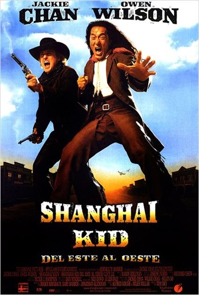 Póster de Shanghai Kid, del este al oeste