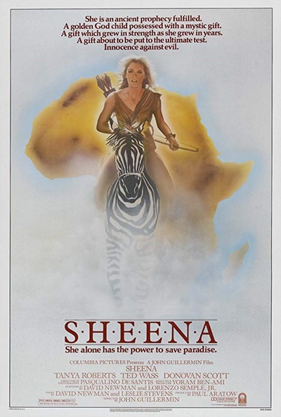 Póster de Sheena, reina de la selva