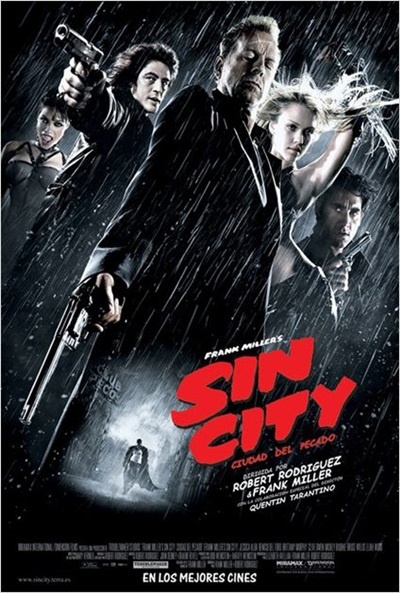 Póster de Frank Miller's Sin City. Ciudad del pecado