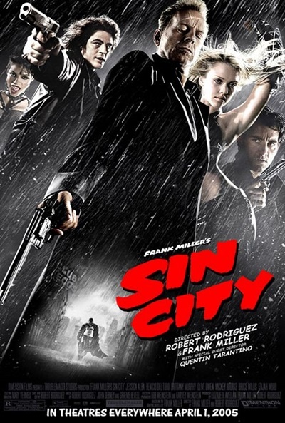 Póster de Frank Miller's Sin City. Ciudad del pecado