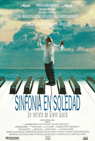 Póster de Sinfonía en soledad: Un retrato de Glenn Gould