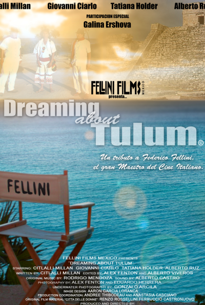 Póster de Soñando con Tulum: Un tributo a Federico Fellini