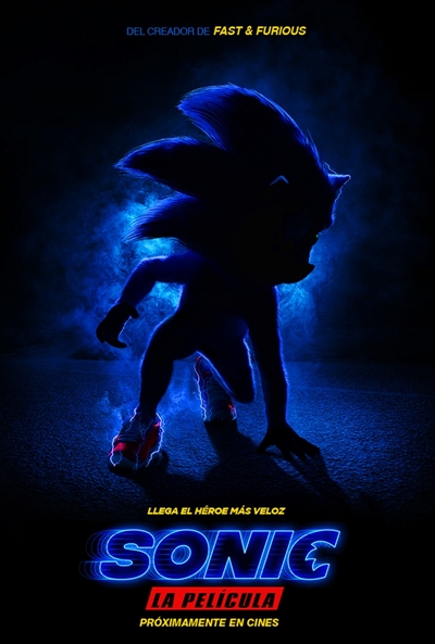 Póster de Sonic. La película