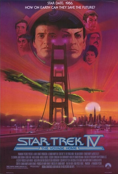 Póster de Star Trek IV. Misión: salvar la Tierra