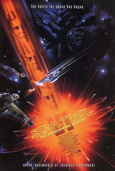 Póster de Star Trek VI. Aquel país desconocido