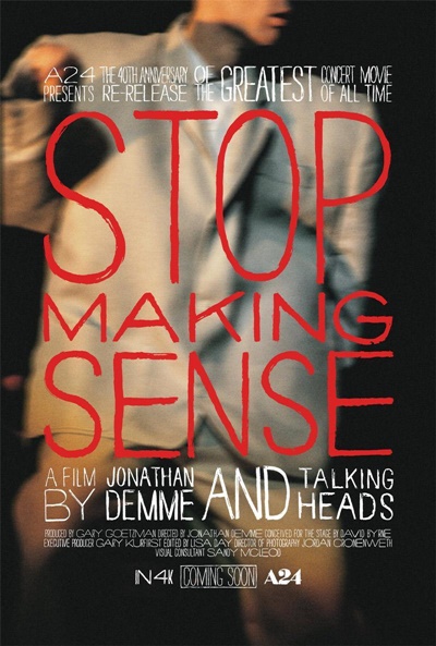 Póster de Stop Making Sense