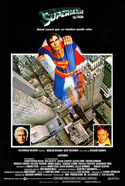 Póster de Superman, el film