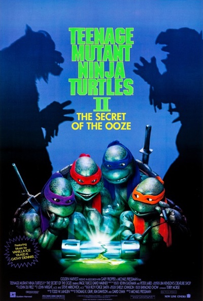 Póster de Las Tortugas Ninja II: El secreto de los mocos verdes