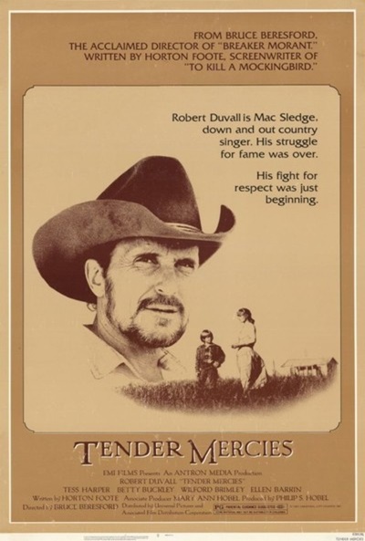 Póster de Tender Mercies (Gracias y favores)