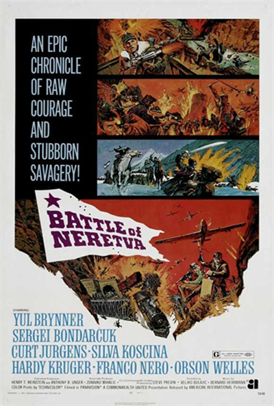 Póster de La batalla del río Neretva