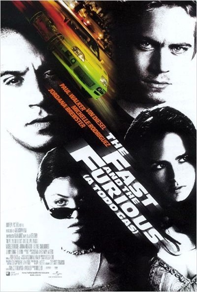 Póster de The Fast and the Furious (A todo gas)