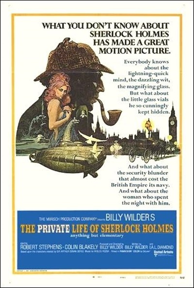 Póster de La vida privada de Sherlock Holmes