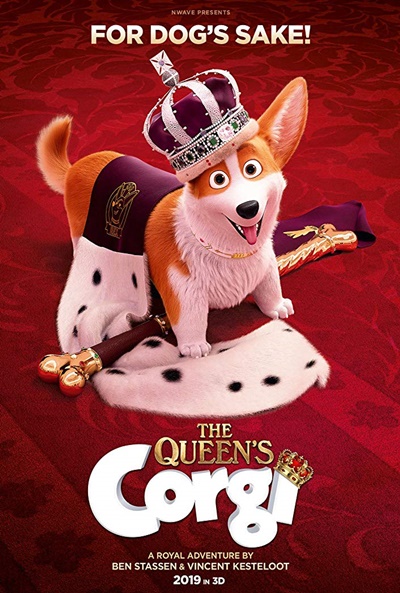 Póster de Corgi, las mascotas de la Reina