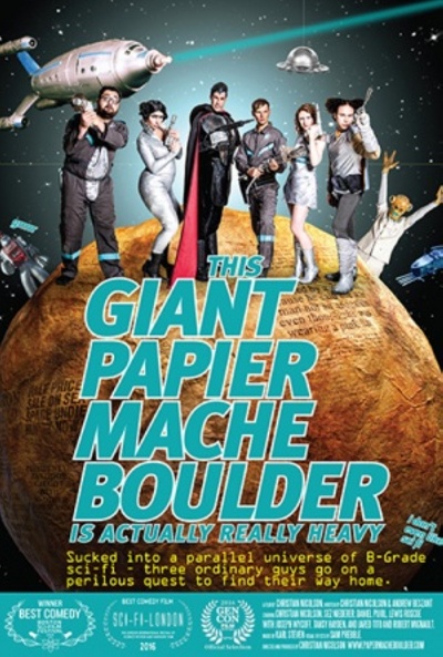 Póster de This Giant Papier-Mâché Boulder Is Actually Really Heavy